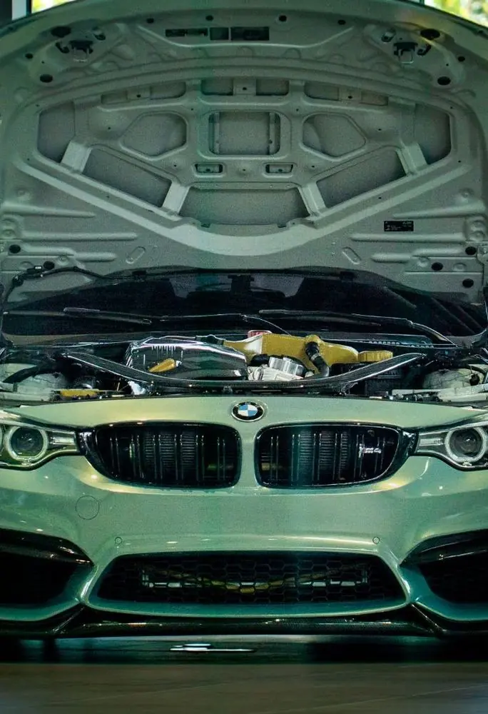 BMW engine bay